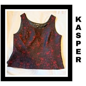 Kasper Sleeveless Lace Top 16 Petite
